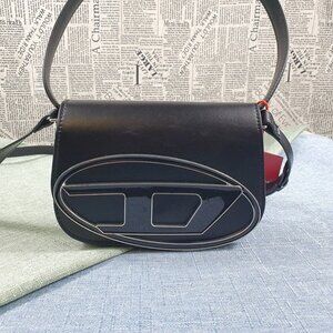 Diesel Black 1-DR Shoulder Bag